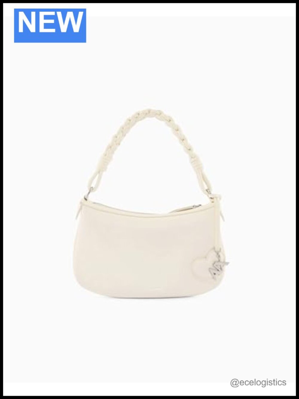 Armani Exchange Maya Small Shoulder Bag Leather Made in Italy